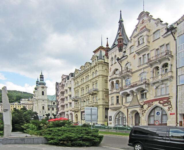 Karlovy Vary - Karlsbad
St.-Maria-Magdalena-Kirche, 1737.
Barock.
Kilian Ignatz Dientzenhofer (1689-1751).