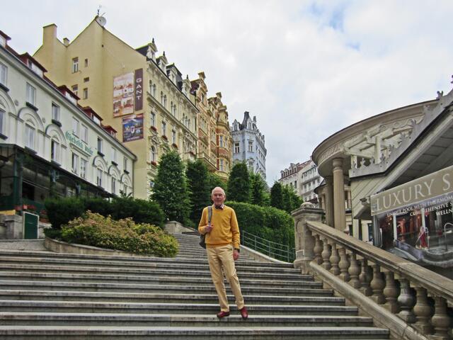 13. Juli 2013 - Rundgang durch Karlovy Vary - Karlsbad.