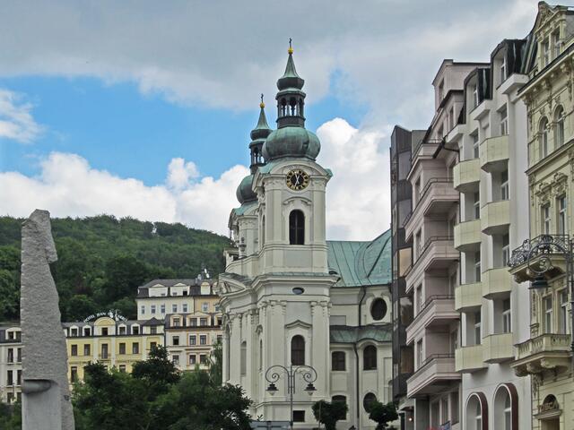 Karlovy Vary - Karlsbad
St.-Maria-Magdalena-Kirche, 1737.
Barock.
Kilian Ignatz Dientzenhofer (1689-1751).