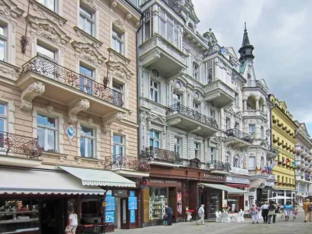 13. Juli 2013 - Rundgang durch Karlovy Vary - Karlsbad.