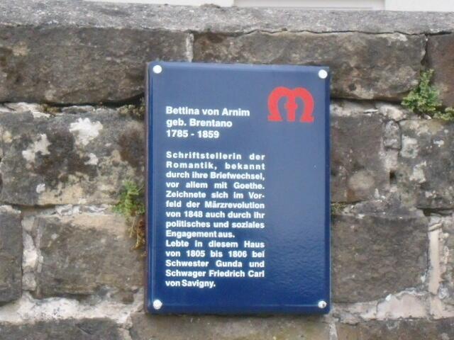 Infotafel in der Ritterstrasse
