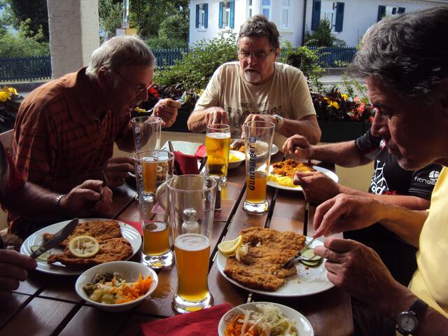 .. Essen zum Ausklang der Tour