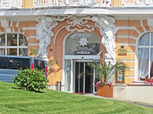 Mariánské Lázně - Marienbad.                                      Goetheplatz.