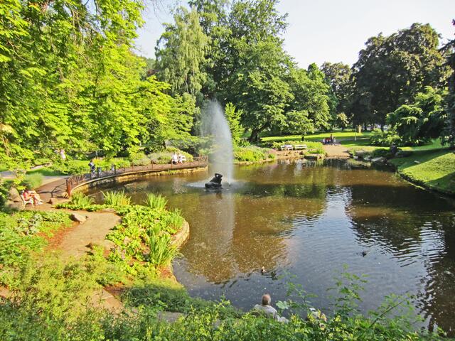 Mariánské Lázně - Marienbad.
Im Park.