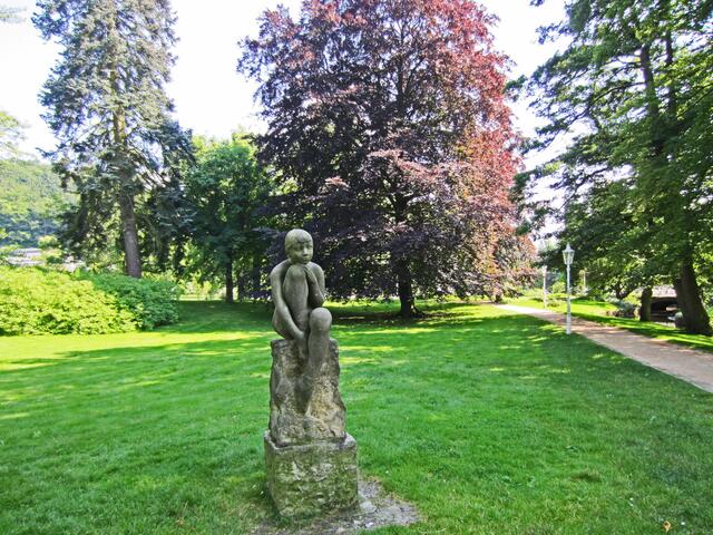 Mariánské Lázně - Marienbad.                                                   Im Park.