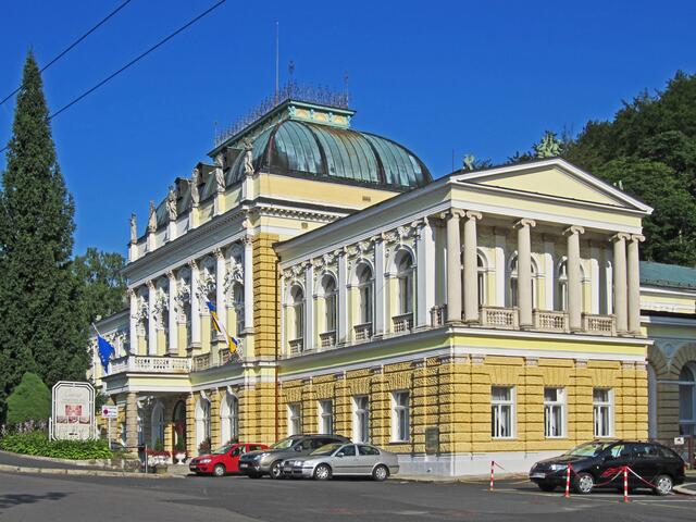 Mariánské Lázně - Marienbad.
Gesellschaftshaus Casino (1899 - 1901).