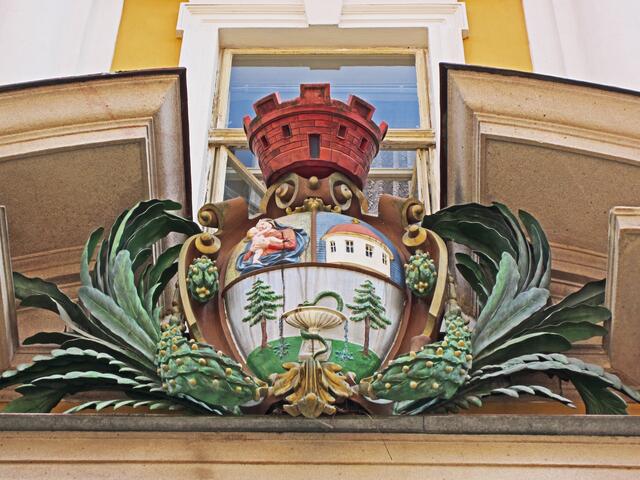 Mariánské Lázně - Marienbad.                                      Rathaus.
