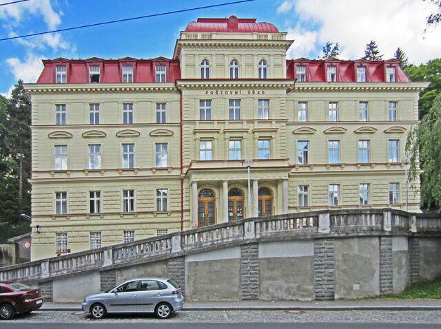 Mariánské Lázně - Marienbad.                                               Hauptpost.