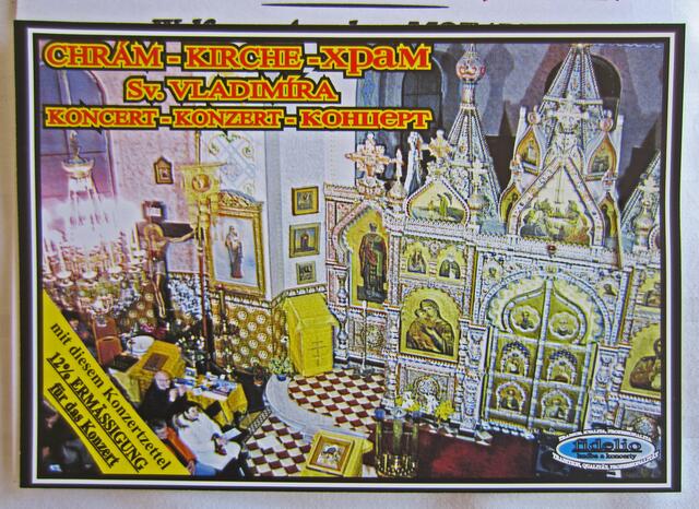 Mariánské Lázně - Marienbad. 
Die russisch-orthodoxe Kirche des Heiligen Wladimir.
(1900-1902).