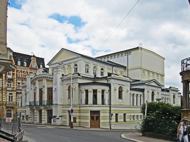 Mariánské Lázně - Marienbad.    
Theater.