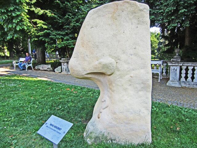 Mariánské Lázně - Marienbad.
Im Park.