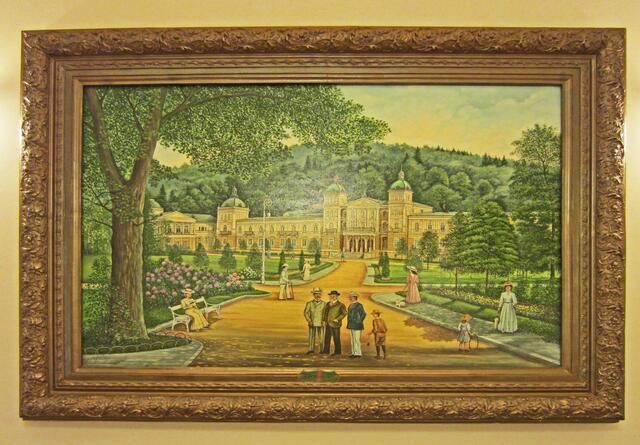 Mariánské Lázně - Marienbad. 
Hotel Nové Lázně (1896) 
Die Mineralquelle befindet sich direkt im Hotel!
Nové Lázně - Kurhotel (Neubad)*****
Centrální Lázně (Zentralbad)**** 
Maria Spa Courtyard****.
Ältestes Moorbad Europas.
Original Römisches Bad.