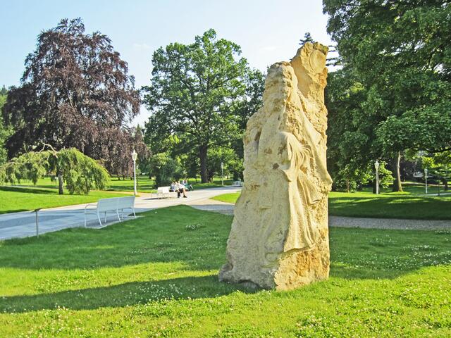 Mariánské Lázně - Marienbad.
Im Park.