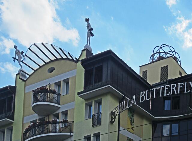 Mariánské Lázně - Marienbad.                                               Hotel Butterfly.