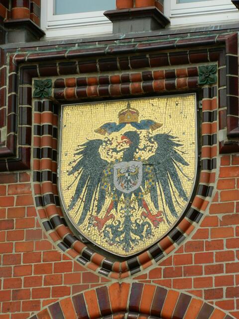 Wappen an der Post