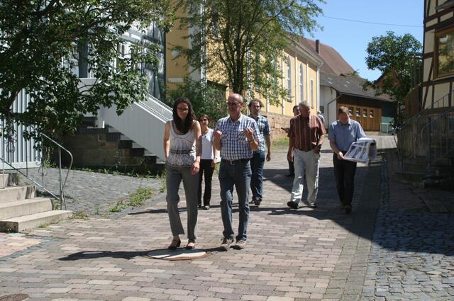 Durch die Gassen der denkmalgeschützten Altstadt.