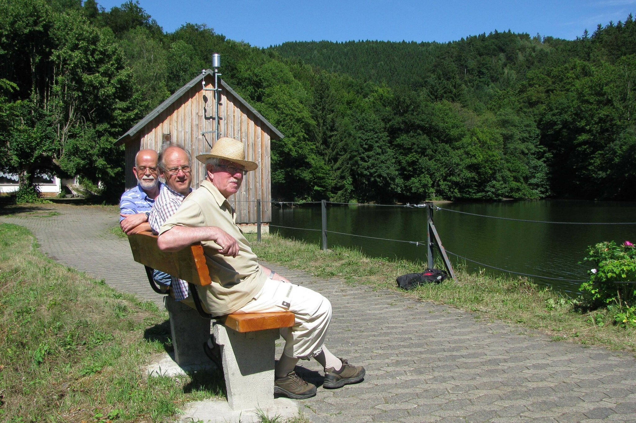 Neue Bänke am zum Weltkulturerbe „Oberharzer Wasserwirtschaft