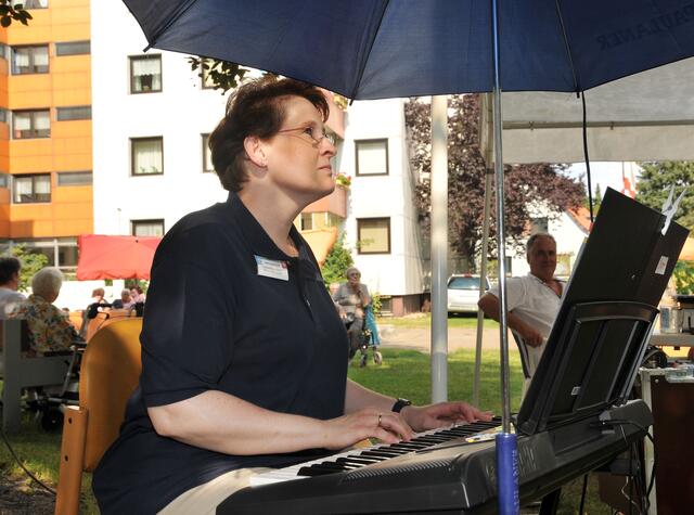Musikalische Begleitung beim Sommerfest.