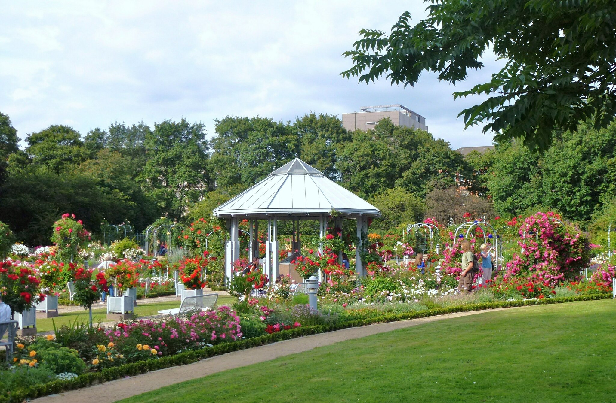 Im Rosengarten bei Planten un Blomen - Hamburg