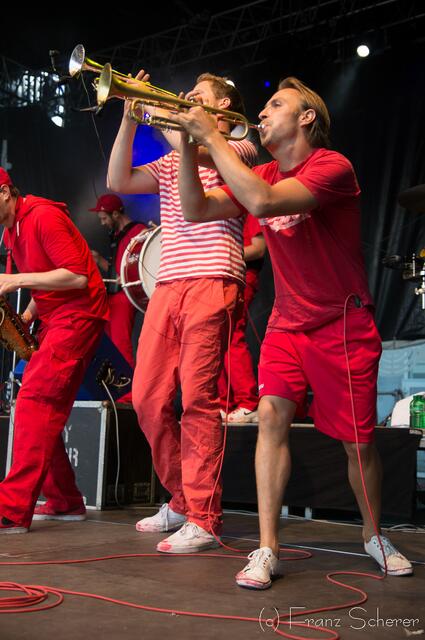 Kulturina 2013 Gersthofen - Streiflichter vom Festausklang am Sonntagabend. Moop Mama - die musikalische Sensation aus München