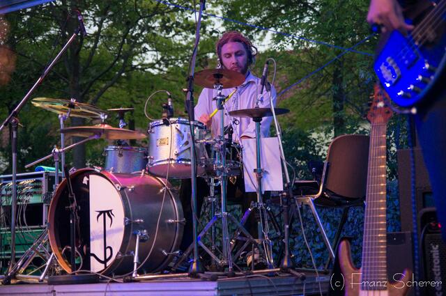 Kulturina 2013 Gersthofen - Streiflichter vom Festausklang am Sonntagabend. Klasse Performance: Luup,die Augsburger Formation