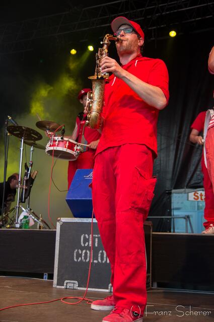 Kulturina 2013 Gersthofen - Streiflichter vom Festausklang am Sonntagabend. Moop Mama - die musikalische Sensation aus München