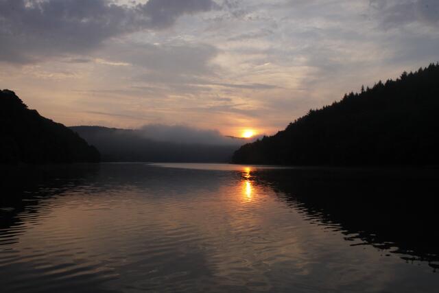 Tagesanbruch am Edersee