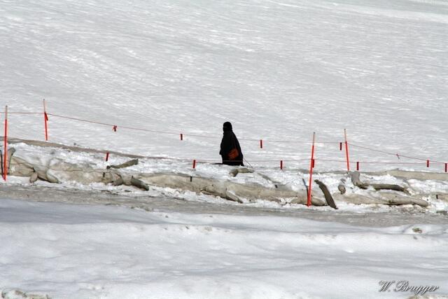 Araber machen Sommerurlaub am Kitzsteinhorn Gletscher