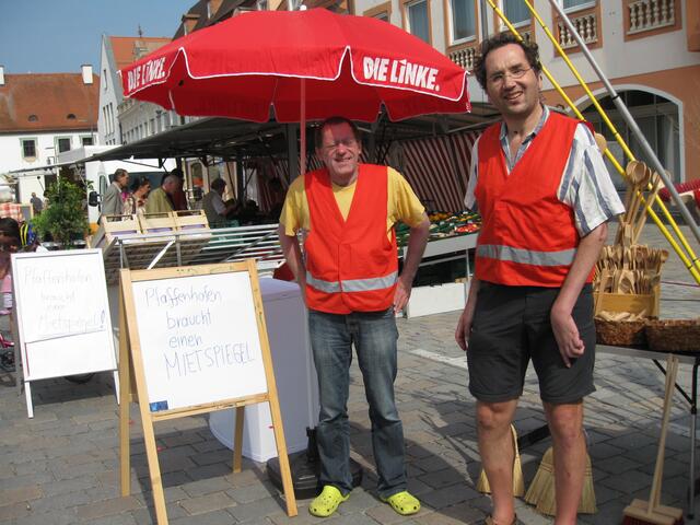 Pfaffenhofen braucht einen Mietspiegel (Stadt und Landkreis). Eine Aktion von DIE LINKE.Pfaffenhofen.