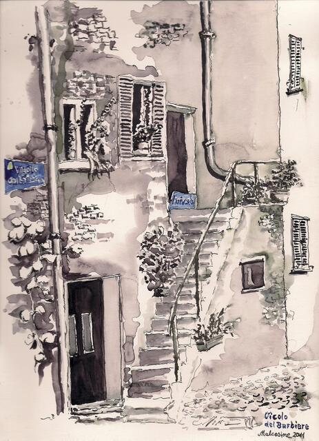 Malcesine am Gardasee: Vicolo del Barbiere