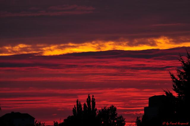 Ein Sonnenuntergang im Juli 2013