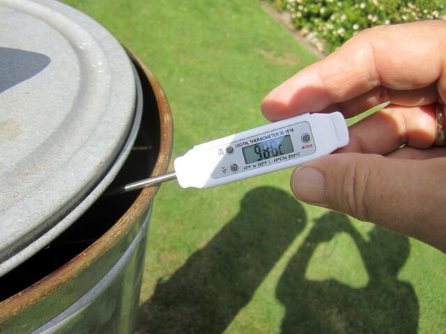Wer ein Thermometer zur Hand hat, sollte die Temperatur ruhig mal überprüfen.