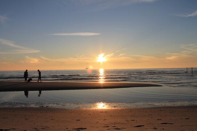 Sonnenuntergang in Nordholland