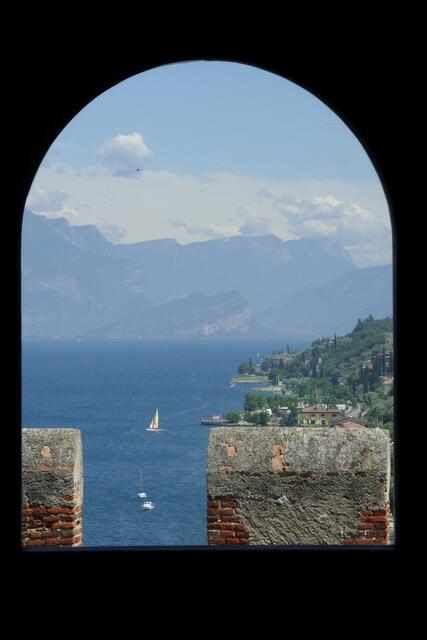 Malcesine - Ausblick auf den Gardasee