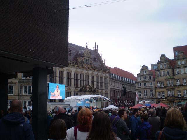 15. August 2013: Blick auf den Bremer Marktplatz