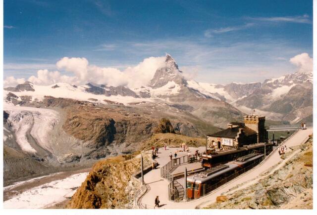 Blick vom Gornergrat auf das Matterhorn