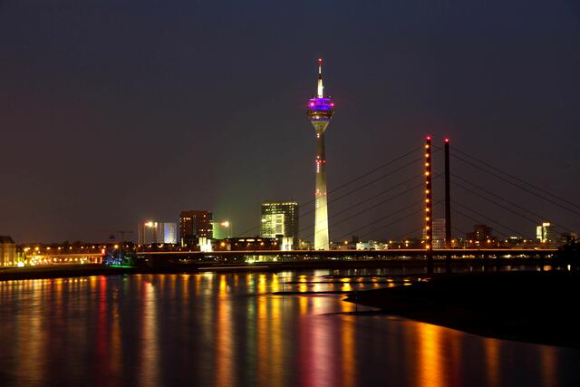 Ein Sommerabend in Düsseldorf