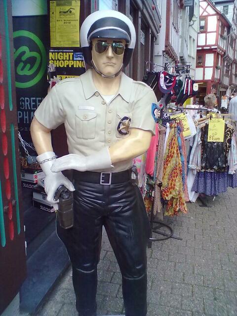 Unser Sicherheitsmann im Urlaub