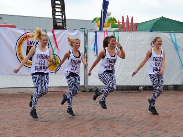 Auch andere haben "getanzt" ... hier die Jump Man!acZ (Jumpstyle Gruppe)
