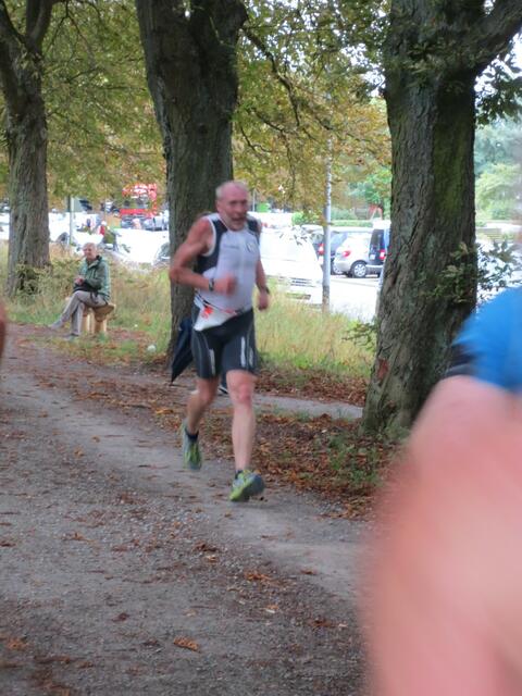 Schon auf der Laufstrecke.