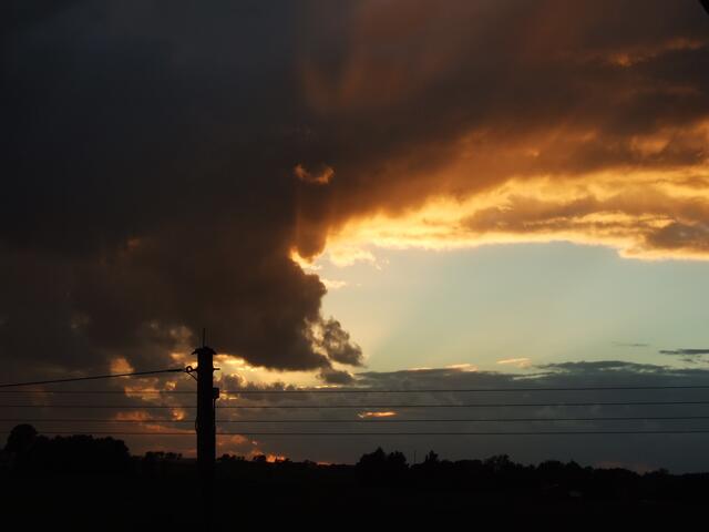 Wolkenspiel am Abend
