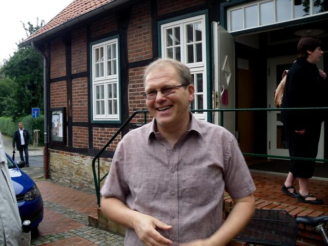 . . . ein freudiges Wiedersehen, mit Pastor Wolfgang Thon-Breuker in Quakenbrück . . ,