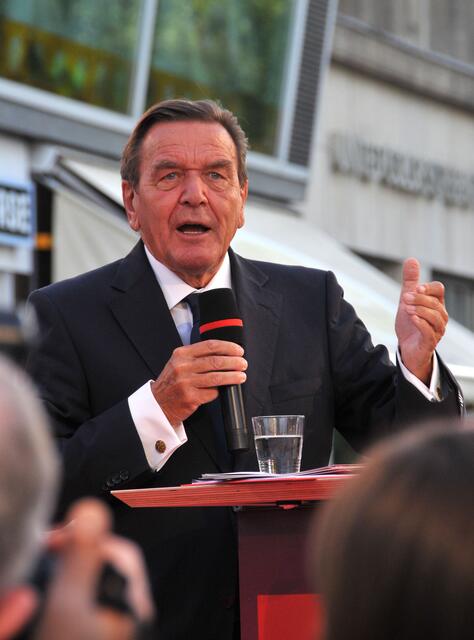 Alt-Bundeskanzler Gerhard Schröder.