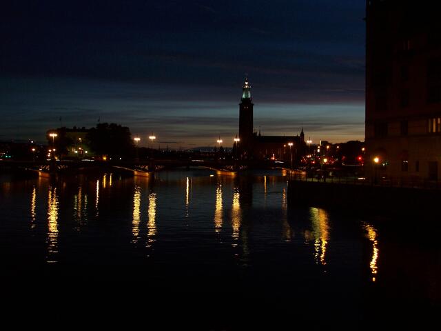 Stockholm bei Nacht