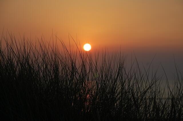 Sonnenuntergang am Ostseestrand bei Zingst