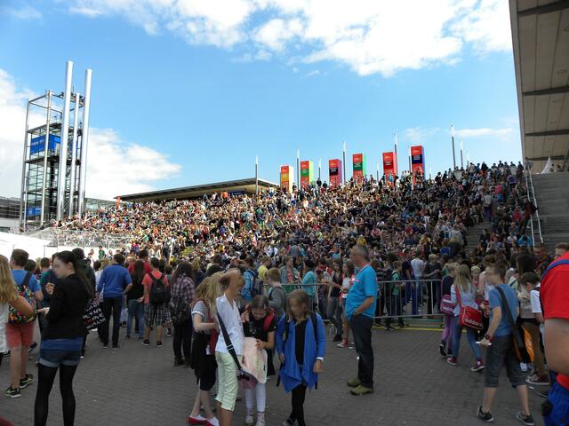 Zeitweise war kein Platz mehr für die vielen interessierten Jugendlichen.