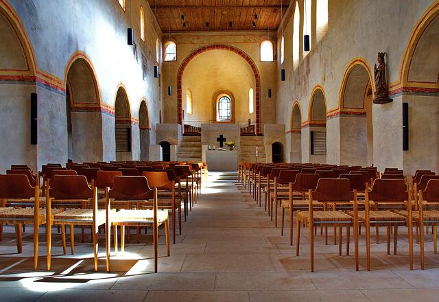 In der alten Kirche in Sulzburg im Hochschwarzwald