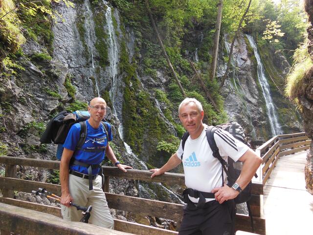 Durch die Wimbachklamm den Aufstieg zum Watzmannhaus.