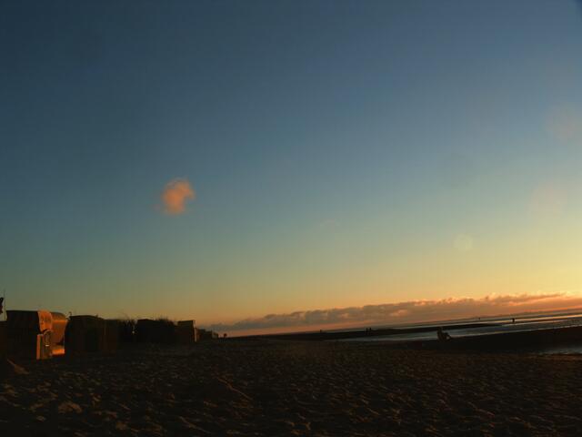 Abends am Strand