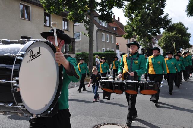 Mal so richtig auf die Pauke hauen an so einem schönen Tag.